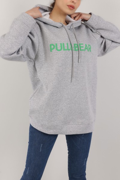Gri İçi Şardonlu Bayan Sweat -T 149392