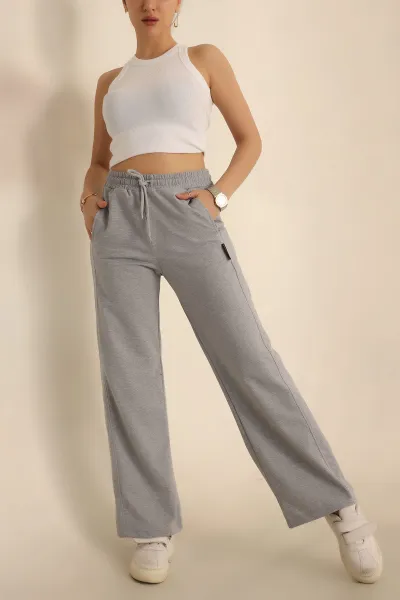 Gri İki İp Bayan Eşofman Altı 245491