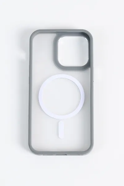 Gri İPhone 13 Pro Uyumlu Style Serisi Soft Tpu Slikon Telefon Kılıfı 349232