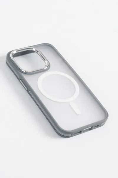 Gri İPhone 15 Pro Uyumlu Style Serisi Soft Tpu Slikon Telefon Kılıfı 349255