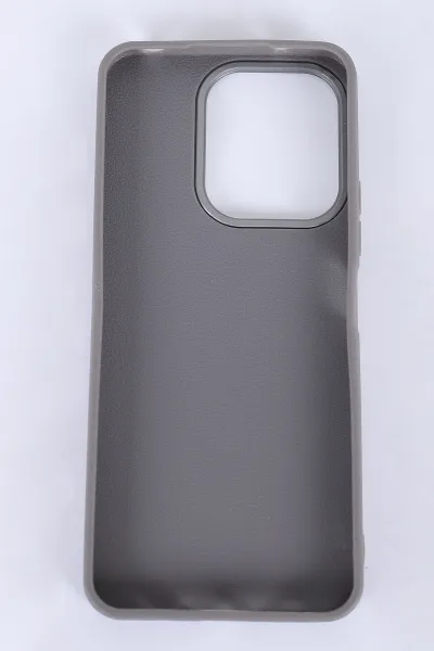 Gri İPhone 16 Pro Uyumlu Armory Serisi Sert Slikon Telefon Kılıfı 390254