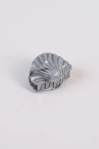 Gri İstiridye Minik  Mermer Mandal Toka 486065