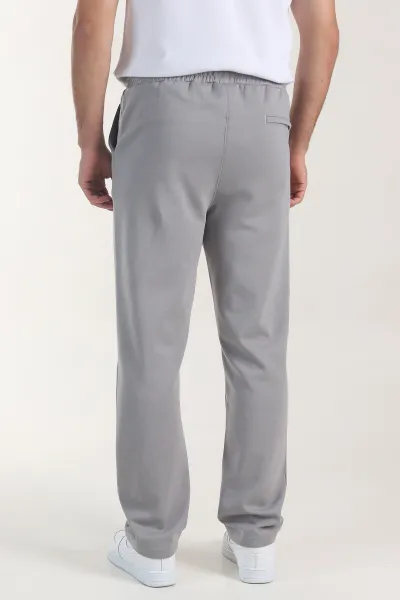 Gri Osyho Kumaş Şardonlu Baggy Erkek Pantolon 407674