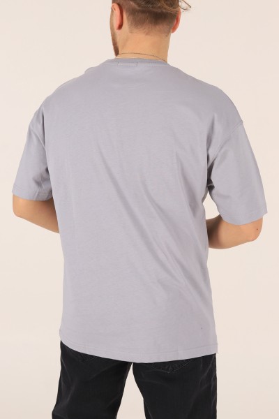 Gri Oversize Erkek Tişört 171000