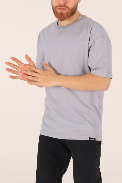 Gri Oversize Erkek Tişört 171000