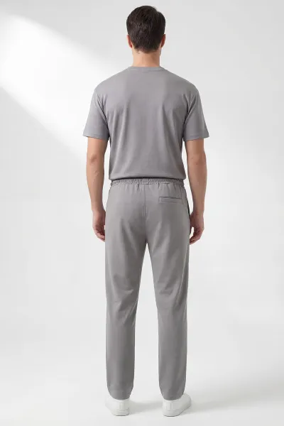 Gri Oysho Kumaş Oversize Erkek İkili Takım 443312