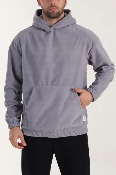 gri-polar-kumas-kapusonlu-erkek-sweatshirt-408509