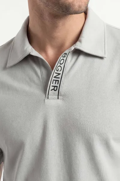 Gri Polo Yaka Erkek Tişört 435351