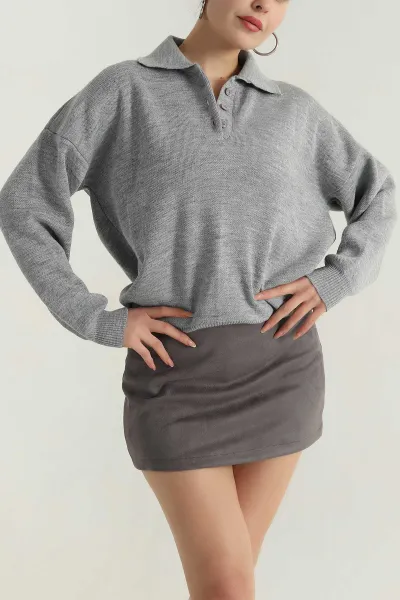 gri-polo-yaka-triko-kadin-kazak-403823