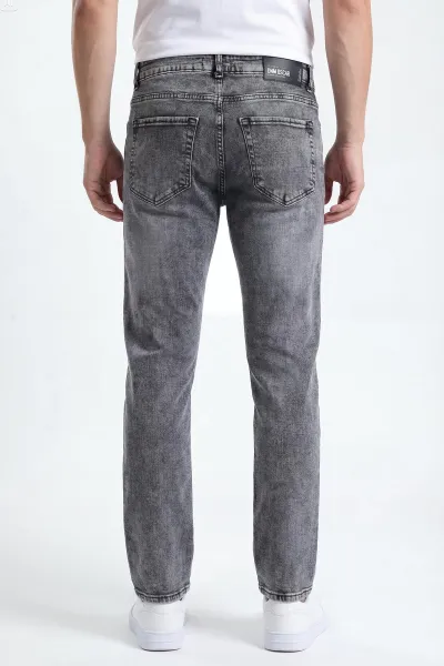Gri Regular Fit Erkek Kot Pantolon 430896