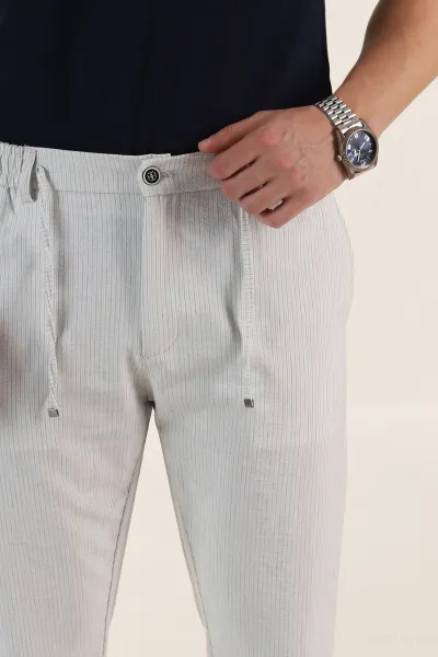gri-relaxed-fit-cizgili-bel-arkasi-lastikli-erkek-pantolon-362595