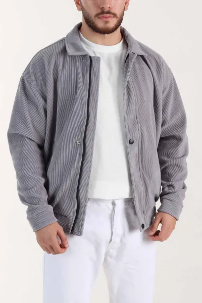 gri-relaxed-fit-fitilli-dokulu-ici-astarli-erkek-mont-400060