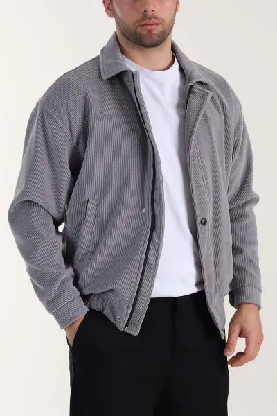 gri-relaxed-fit-fitilli-dokulu-ici-astarli-erkek-mont-409638