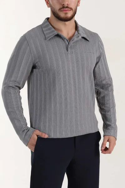 gri-relaxed-fit-jakarli-kumas-yazi-detay-polo-yaka-erkek-sweatshirt-399384