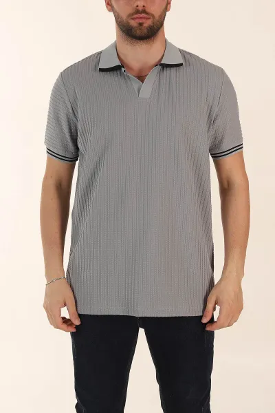 gri-relaxed-fit-petek-dokulu-patli-polo-yaka-erkek-tisort-370262