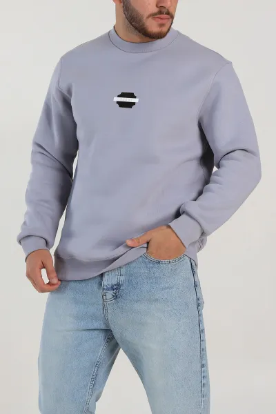 gri-relaxed-fit-uc-ip-sardonlu-logo-detayli-erkek-sweatshirt-309858