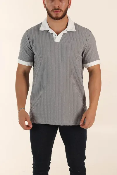 gri-relaxed-fit-waffle-dokulu-polo-yaka-erkek-tisort-370348