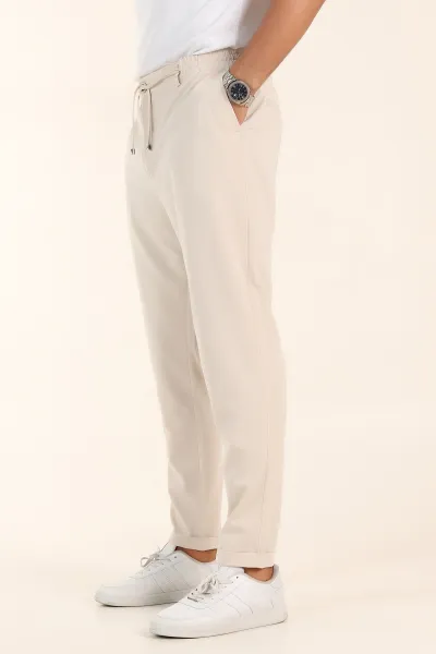Taş Slim Fit Bel Lastikli Duble Paça Erkek Jogger Pantolon 380949