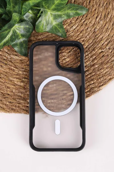 Gri TeknoCase İphone 13 Uyumlu Matte Guard Serisi Lens Korumalı Silikon Telefon Kılıfı 472451