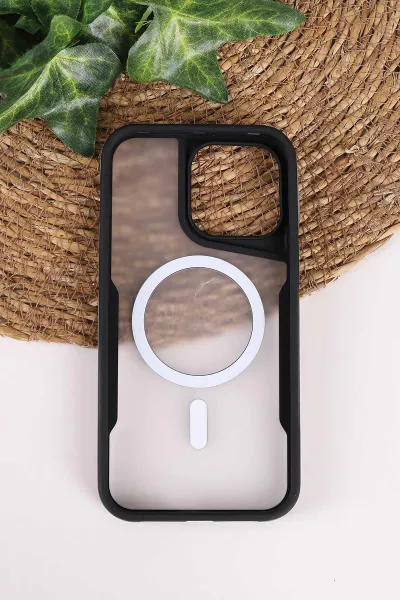 Gri TeknoCase İphone 14 Pro Max Uyumlu Matte Guard Serisi Lens Korumalı Silikon Telefon Kılıfı 472467