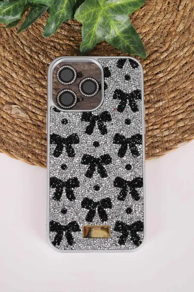 gri-teknocase-iphone-14-pro-max-uyumlu-perfect-diamond-case-serisi-tasli-lens-hediyeli-sert-silikon-telefon-kilifi-480803