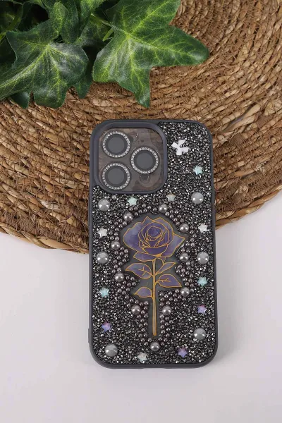gri-teknocase-iphone-14-pro-uyumlu-afra-diamond-case-serisi-lens-hediyeli-premium-sert-silikon-telefon-kilifi-430516