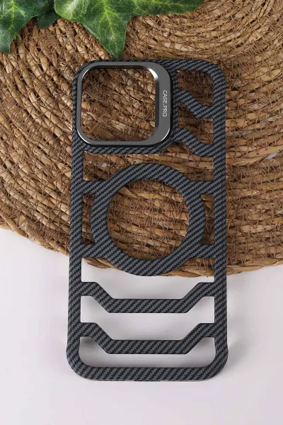 gri-teknocase-iphone-16-pro-max-uyumlu-creative-fiber-case-serisi-lens-hediyeli-vakumlu-sert-silikon-telefon-kilifi-430928