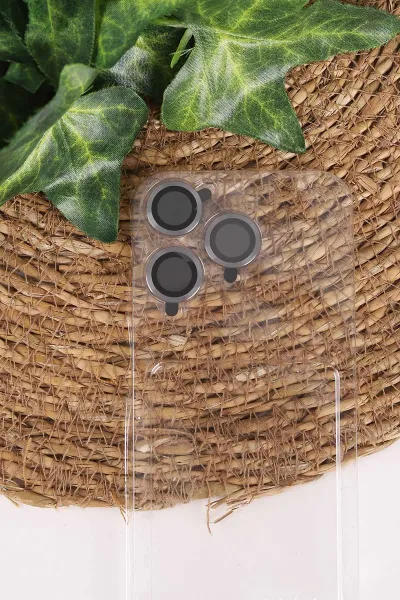 Gri TeknoCase İphone 16 Pro Uyumlu Matte Guard Serisi Lens Korumalı Silikon Telefon Kılıfı 472480