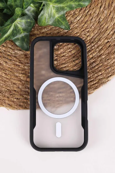 Gri TeknoCase İphone 16 Pro Uyumlu Matte Guard Serisi Lens Korumalı Silikon Telefon Kılıfı 472480