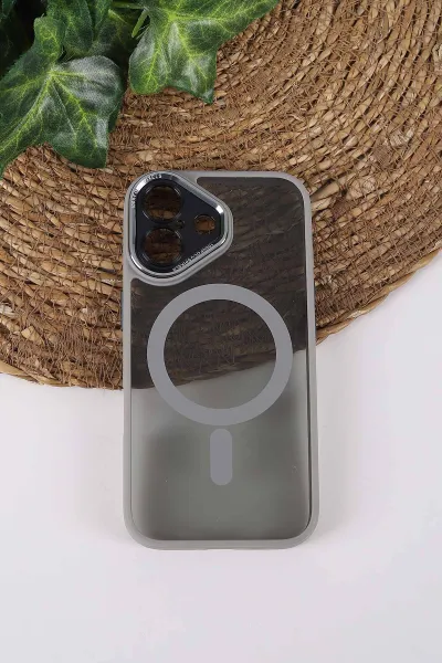 gri-teknocase-iphone-16-uyumlu-wesley-case-serisi-magsafe-ozellikli-transparan-sert-silikon-telefon-kilifi-430634