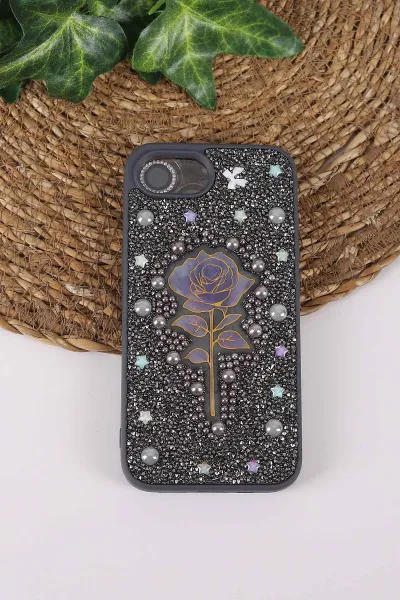 gri-teknocase-iphone-16e-uyumlu-afra-diamond-case-serisi-lens-hediyeli-premium-sert-silikon-telefon-kilifi-430558