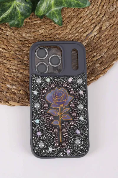 gri-teknocase-iphone-17-pro-max-uyumlu-afra-diamond-case-serisi-lens-hediyeli-premium-sert-silikon-telefon-kilifi-430577