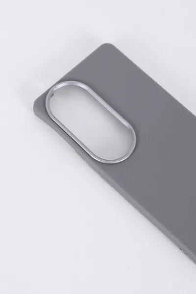 Gri Vivo V40 5G Uyumlu Armory Serisi Sert Slikon Telefon Kılıfı 396426