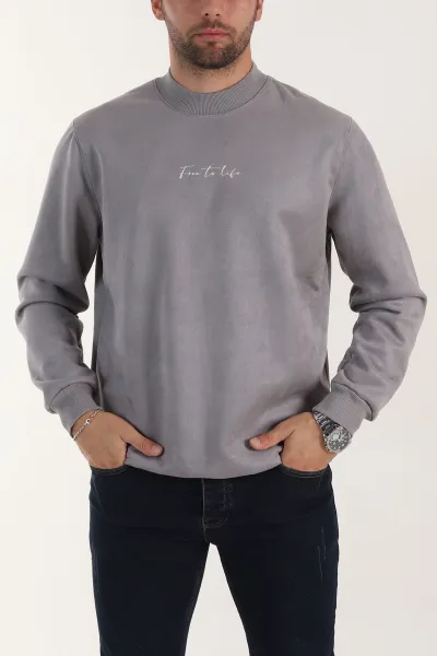 gri-yazi-detayli-bisiklet-yaka-erkek-sweatshirt-396976