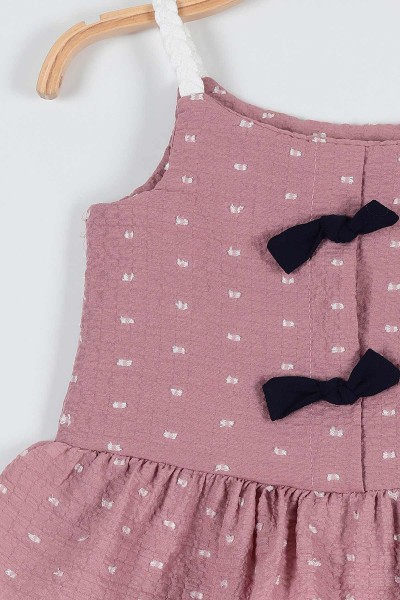 Gül Kurusu (06-24 Ay) Fiyonk Askılı Taytlı Kız Bebe Takım 187430