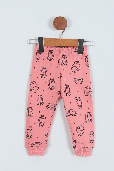 Gül Kurusu (1-3 Yaş) You Rock Baskılı Kız Çocuk Pijama Takım 219639
