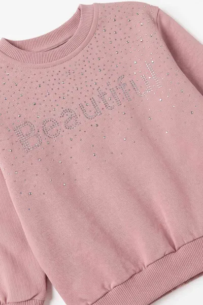 Gül Kurusu (2-6 Yaş) Beautiful Taşlı 2 İp Kız Çocuk Mevsimlik Takım 500124