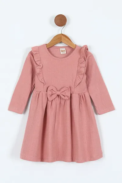 gul-kurusu-2-6-yasfiyonk-detayli-govdeden-firfirli-muslin-kiz-cocuk-elbise-410271