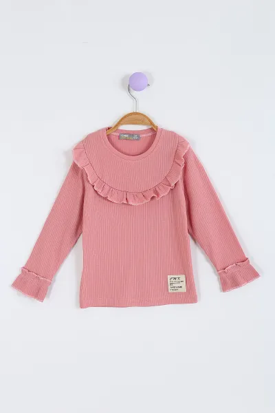 gul-kurusu-3-11-yas-yaka-ve-kol-firfir-detayli-kiz-cocuk-sweatshirt-297015