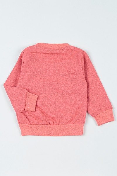 Gül Kurusu (3-12 Yaş) Beautiful Baskılı Kız Çocuk Sweatshirt 92672