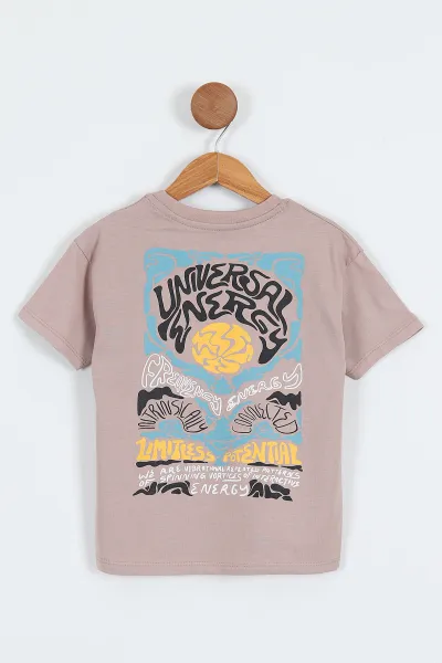 Gül Kurusu  (3-12 Yaş) Universal Baskılı   Kısa Kol   Erkek Çocuk Tişört 354402