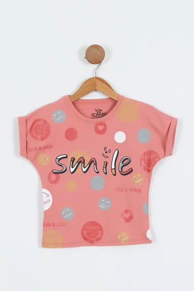 gul-kurusu-3-12-yassmile-baskili-kiz-cocuk-kisa-kol-tisort-354032
