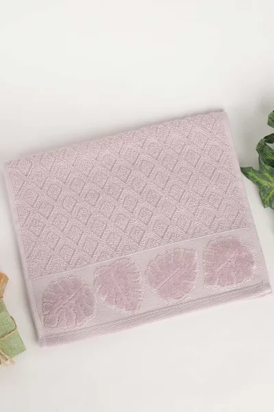 Gül Kurusu 30x50 Cm Yaprak Kadife El Bezi Mutfak Havlusu 338384