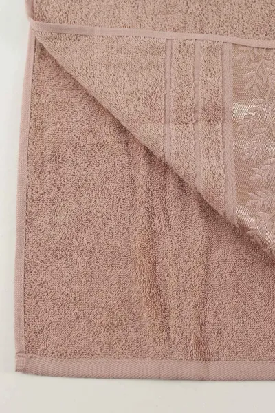 Gül Kurusu 50x90 Cm Jakarlı Desenli Bahar Havlu 460452