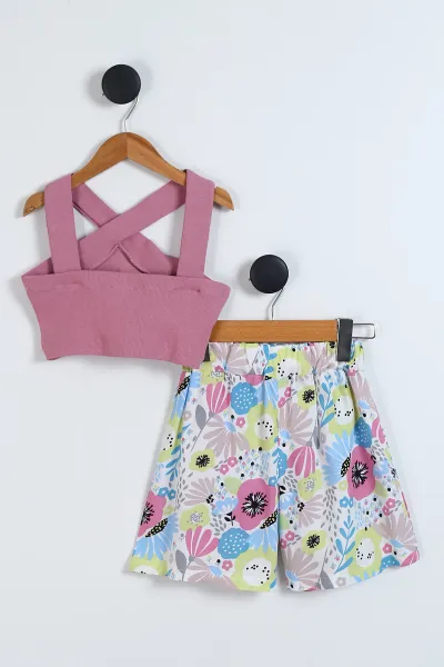 gul-kurusu-6-10-yascroplu-viskon-sortlu-kiz-cocuk-yazlik-takim-347933