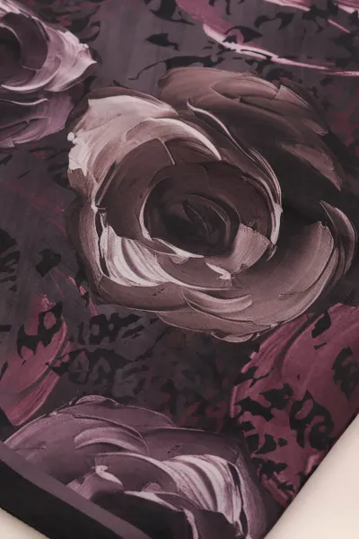 Gül Kurusu 75x180 Cm Our Fashion Dijital Baskılı Desenli Soft Şal 408629