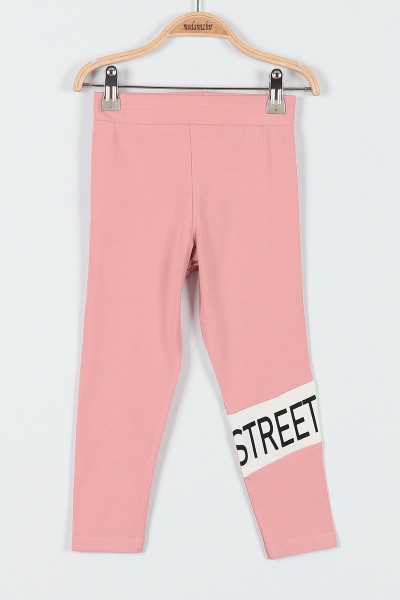 Gül Kurusu (9-12 Yaş) Street Wear Baskılı Kız Çocuk Takım 180951