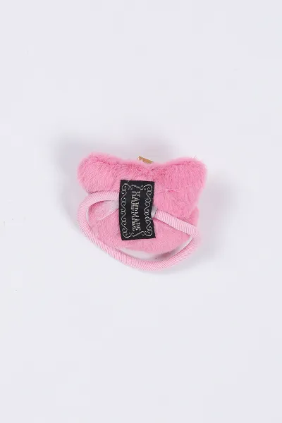 Gül Kurusu Ayı Figürlü Peluş Lastik Toka 401684