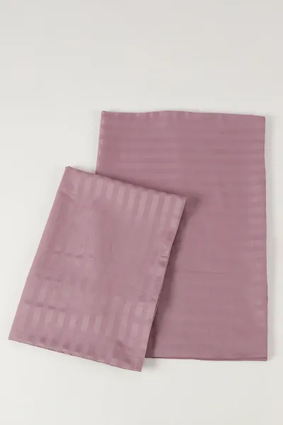 Gül Kurusu Bella Home 50x70 Cm 2'li Saten Yastık Kılıfı 474144