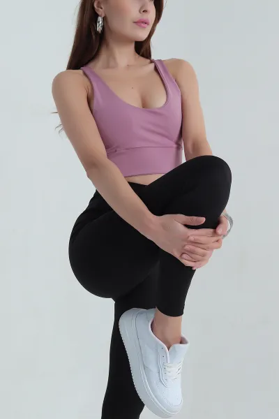 Gül Kurusu Caplı Scuba Kadın Büstiyer 383075